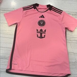 Pink Messi Jersey Youth Soccer Jersey